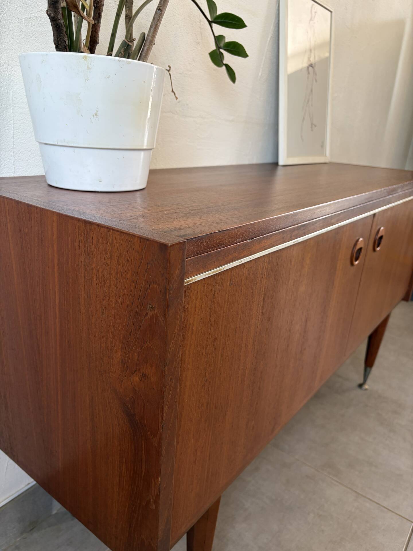 Enfilade scandinave en teck vintage