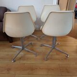 Set of 4 chairs Arkana model 116 by Maurice Burke