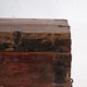Antique iron-reinforced pine wood chest – China, circa 1900