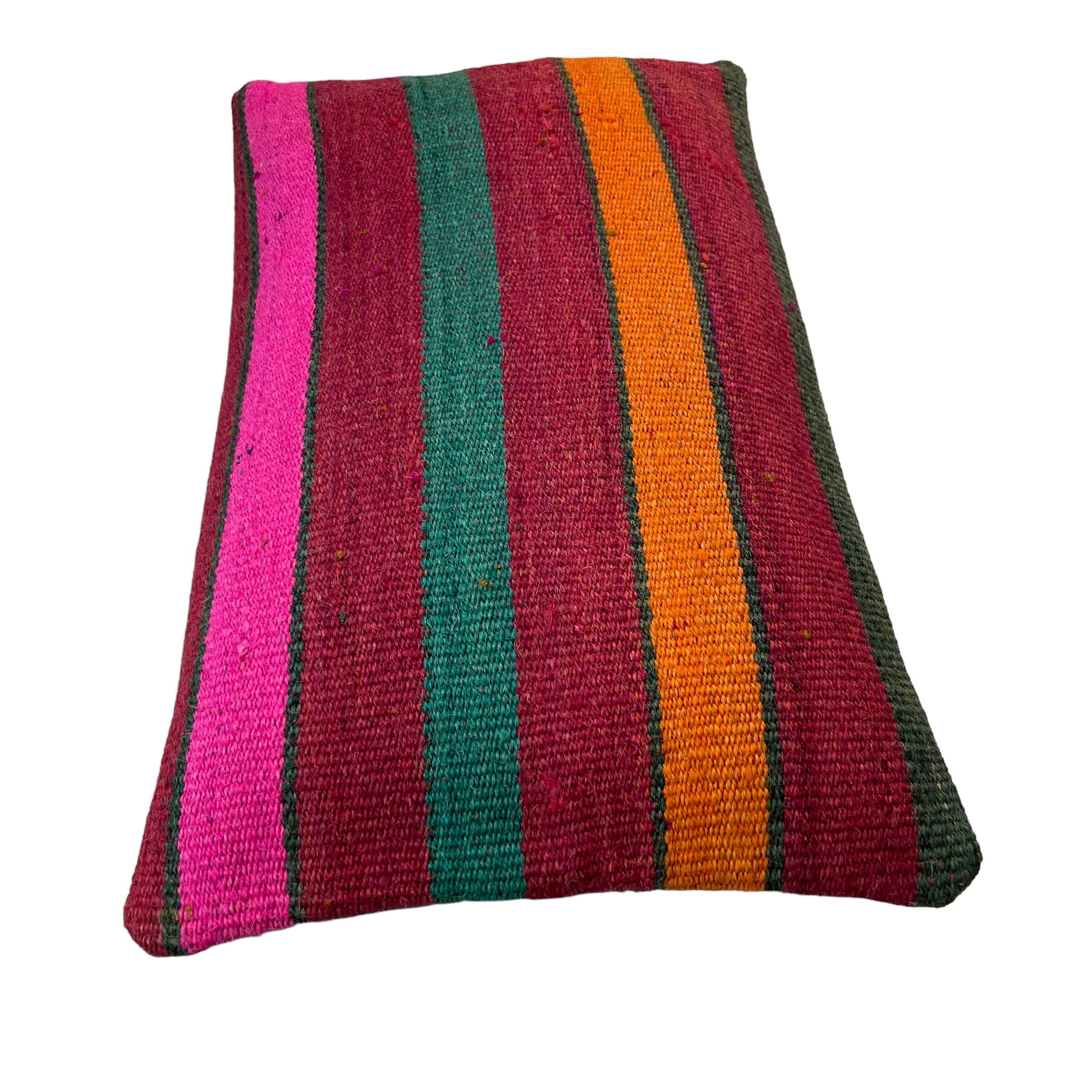 Vintage turkish kilim cushion cover, 30 x 50 cm