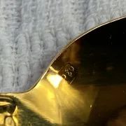 Moka spoons, gold metal, Vendôme model by Christofle