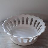 Openwork ceramic basket