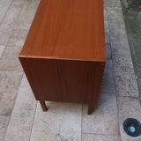 Two-door teak storage unit from the 1960s