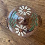 Small Alsatian pot in glazed ceramic