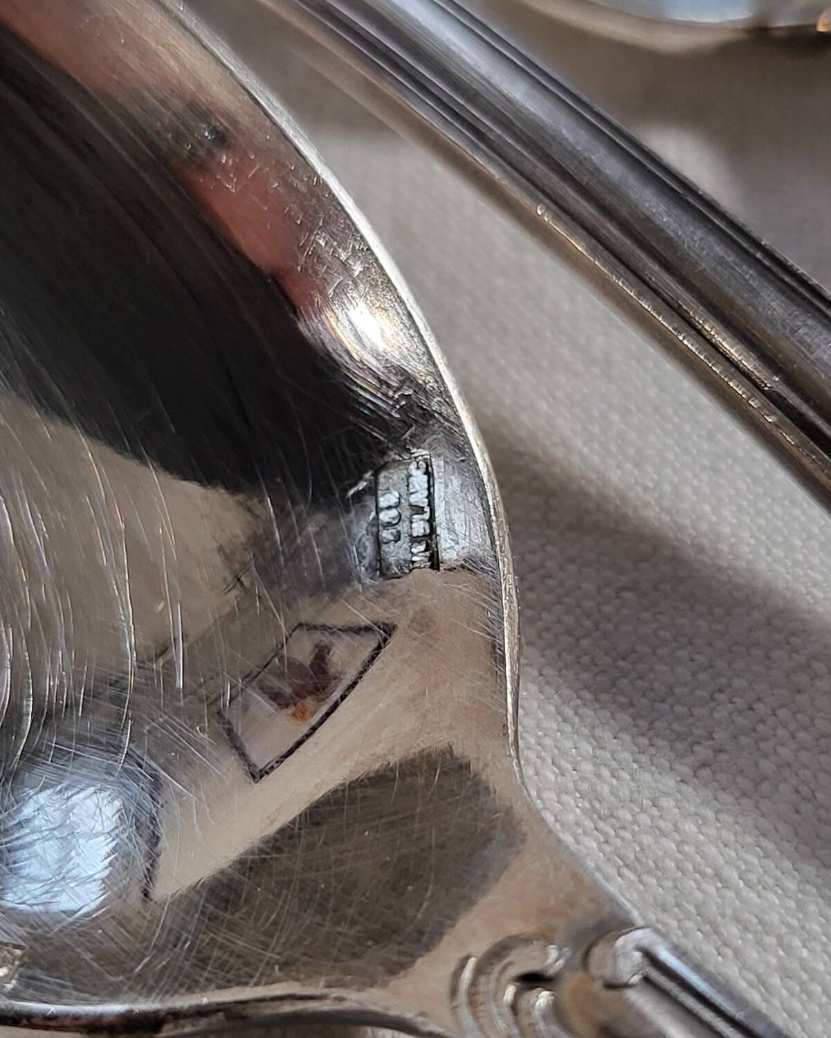 12 Small Silver Metal Spoons SOH