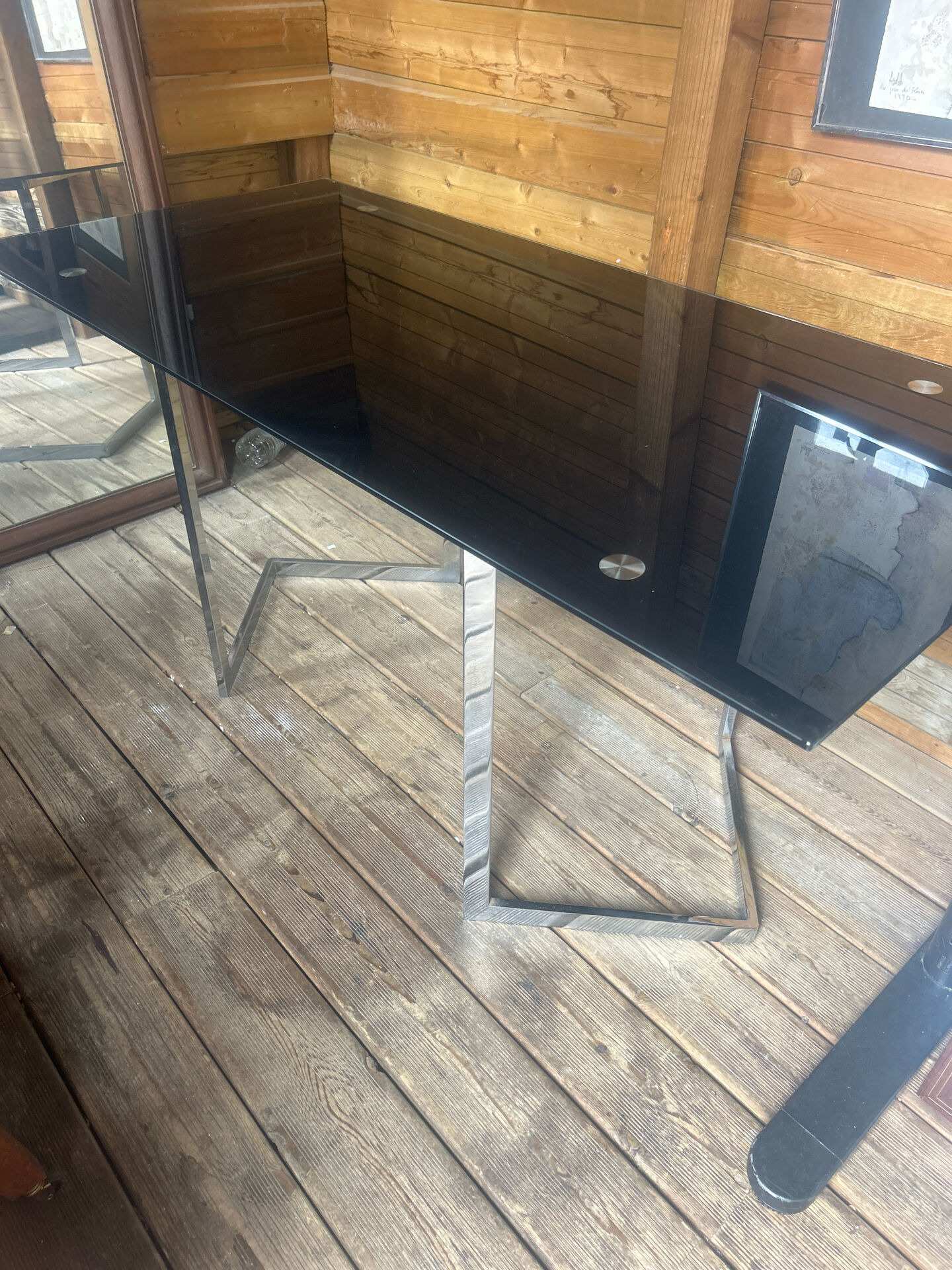 Table de salle à manger (ou bureau) moderniste dans le style de Renato