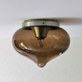Plafonnier "Drop" en verre de Dijkstra (Pays-Bas)