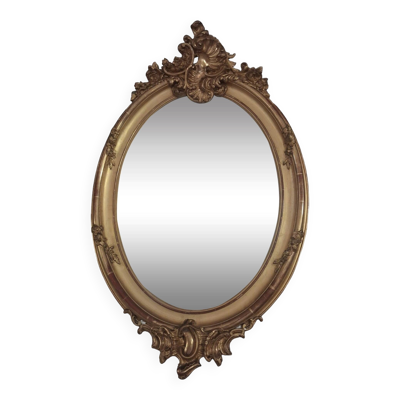 Miroir XIX oval 102 x 63