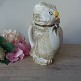 Vintage Longchamp Ceramic Owl Pitcher