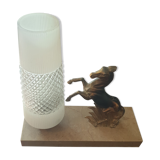 Horse lamp light in regule