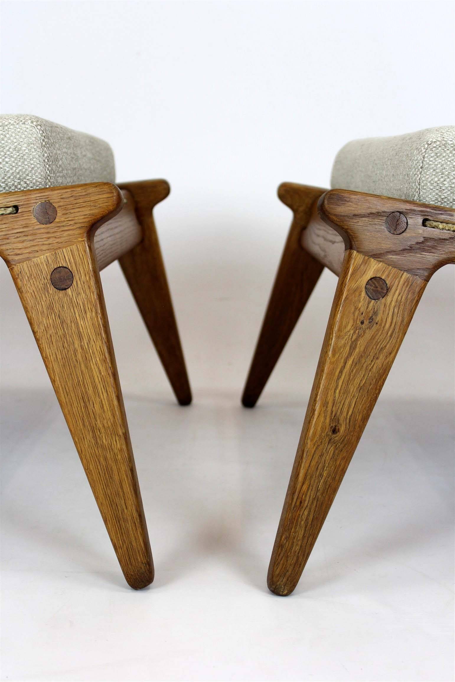 Restored Mid-Century Scandinavian Hunting Chairs by Kristiansson, 1950s