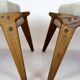 Restored Mid-Century Scandinavian Hunting Chairs by Kristiansson, 1950s