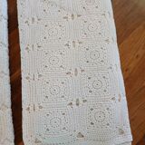 2 antique handmade crochet bedspreads