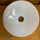 Vintage Suspension Old Shade Opaline White + Brass