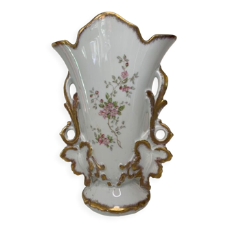 Vase bridal church old painted hand deco globe glass