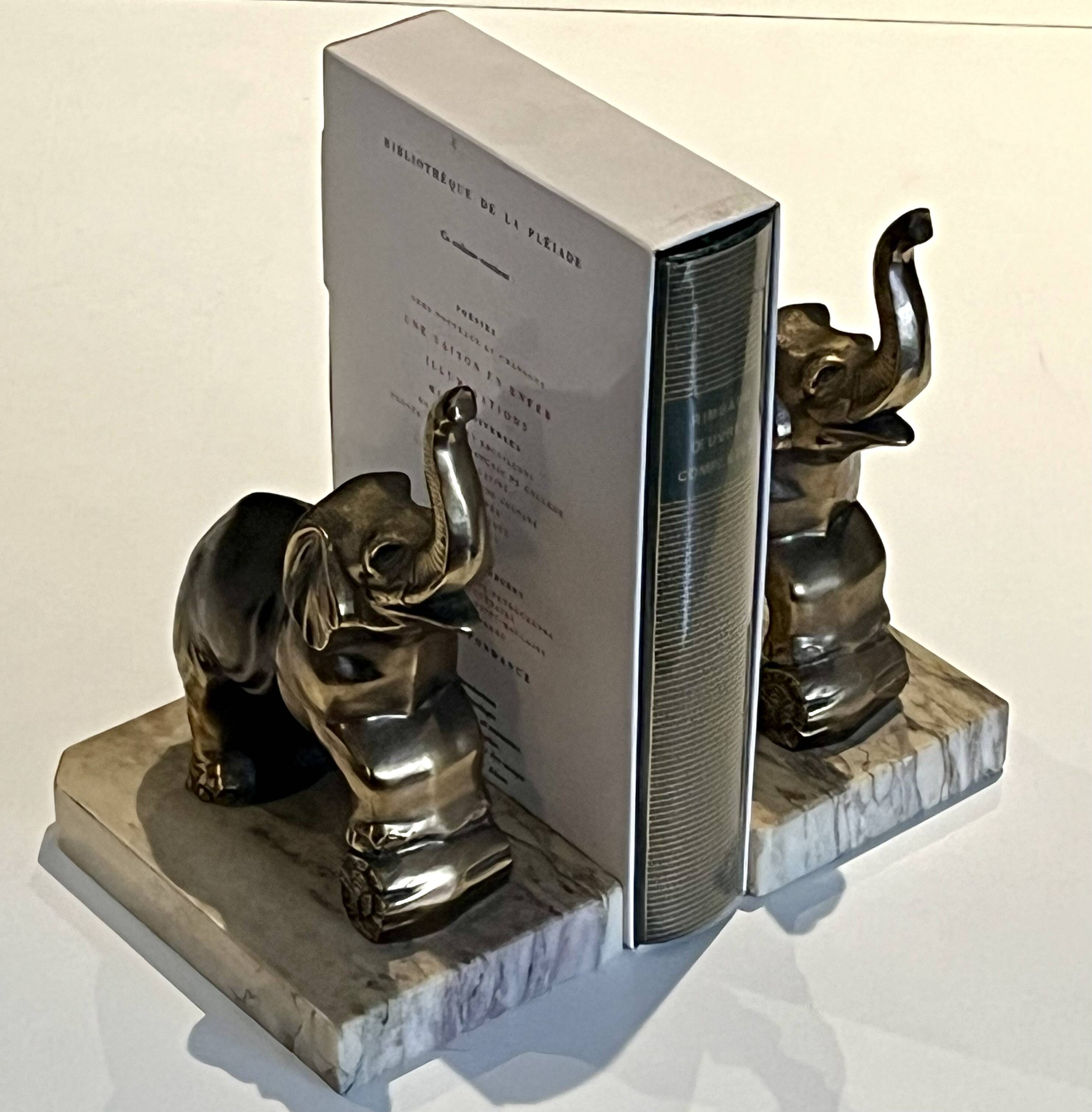 Elephant bookends - Art Deco - Very good condition