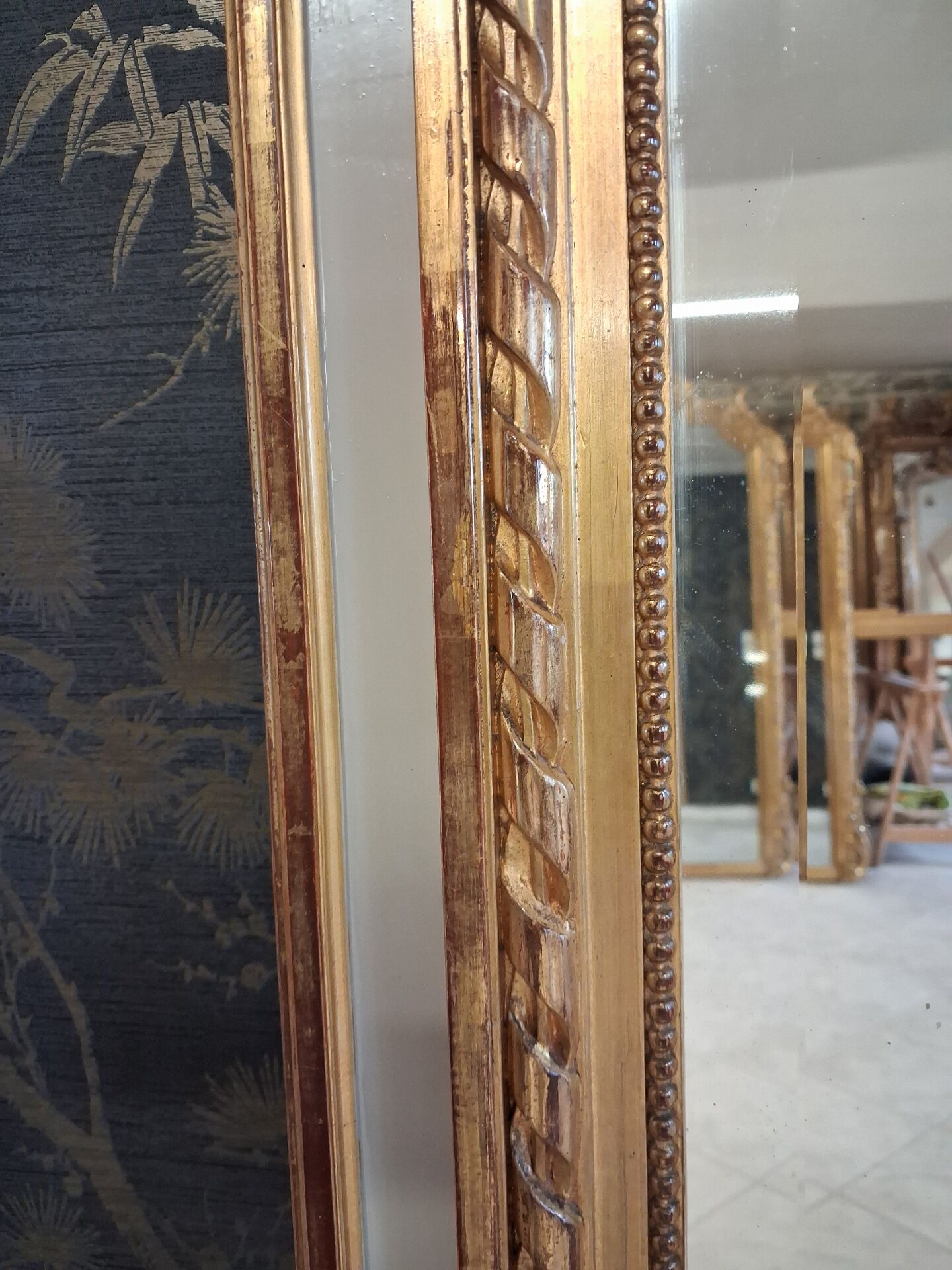 Mirror/trumeau 155 x 102/106