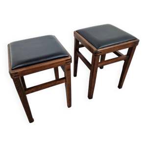 Paire de tabourets des