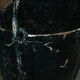 Set of 2 old industrial pot covers for planters, 1 m.