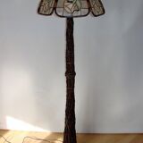 Floor lamp in rattan , 1950s.