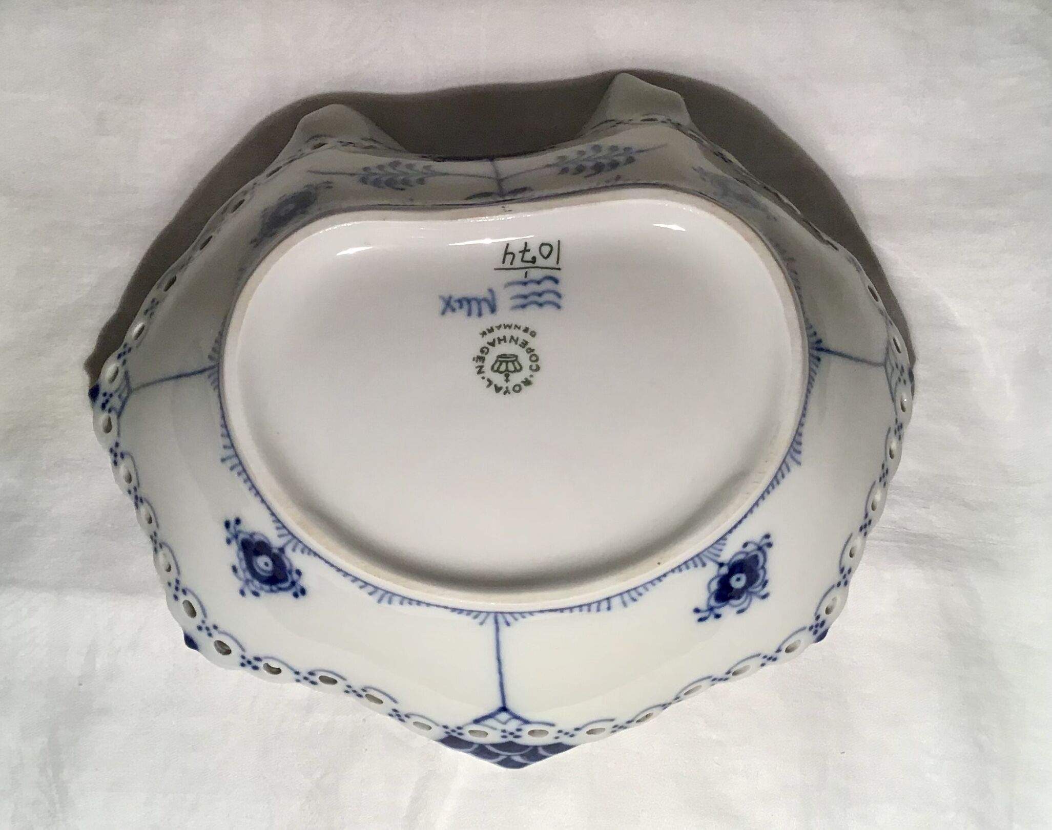 Coupelle en porcelaine numérotée Royal Copenhagen année 60, 70