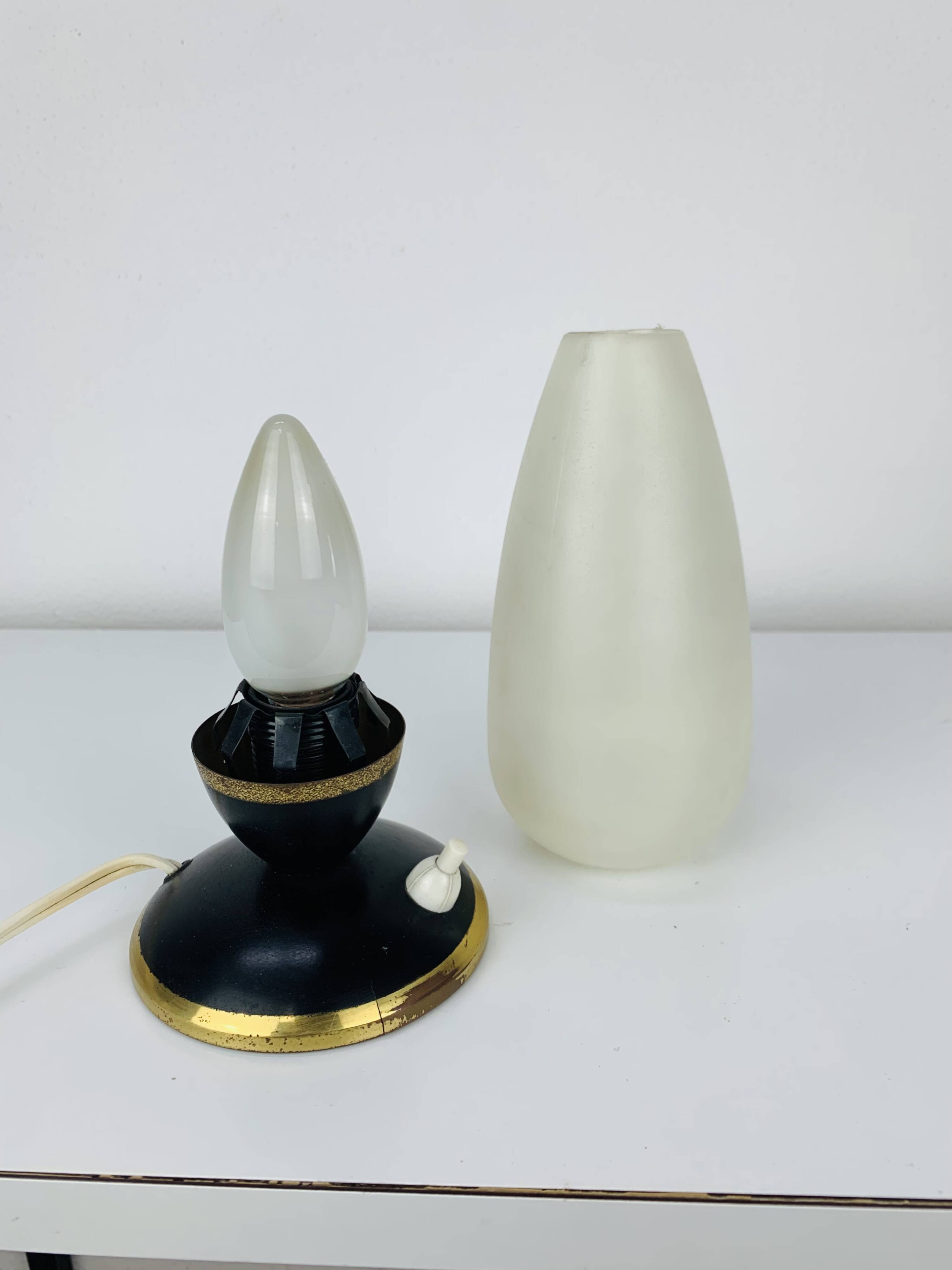 Lampe tulipe années 50
