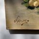 Tableau fin 19eme signe leroy . nature morte a l'aiguiere