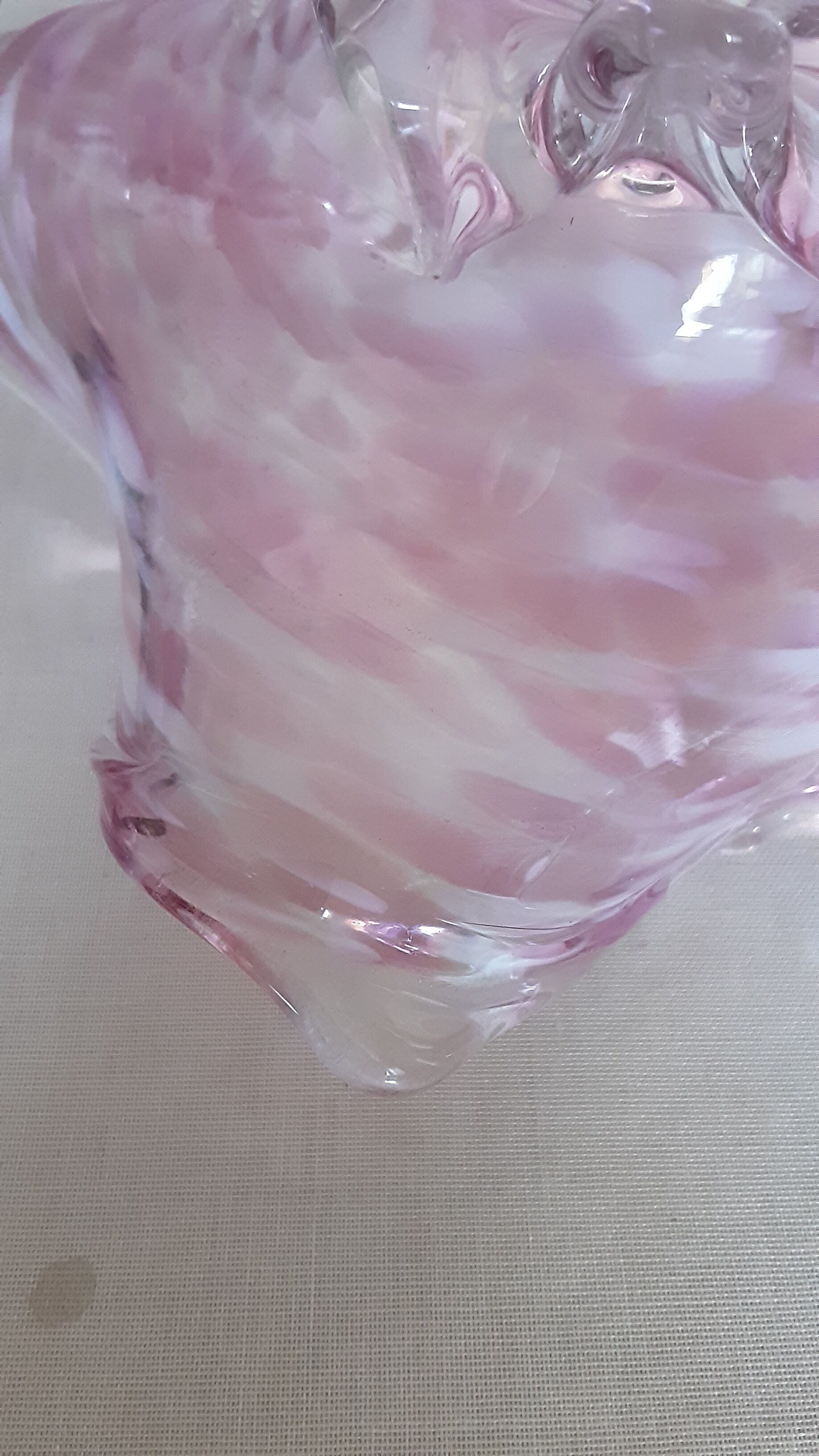 Murano vintage glass cut