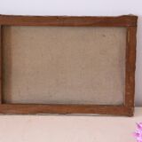 Painting bouquet of flowers, still life, signed Louis Andrey, oil on canvas, mid-twentieth