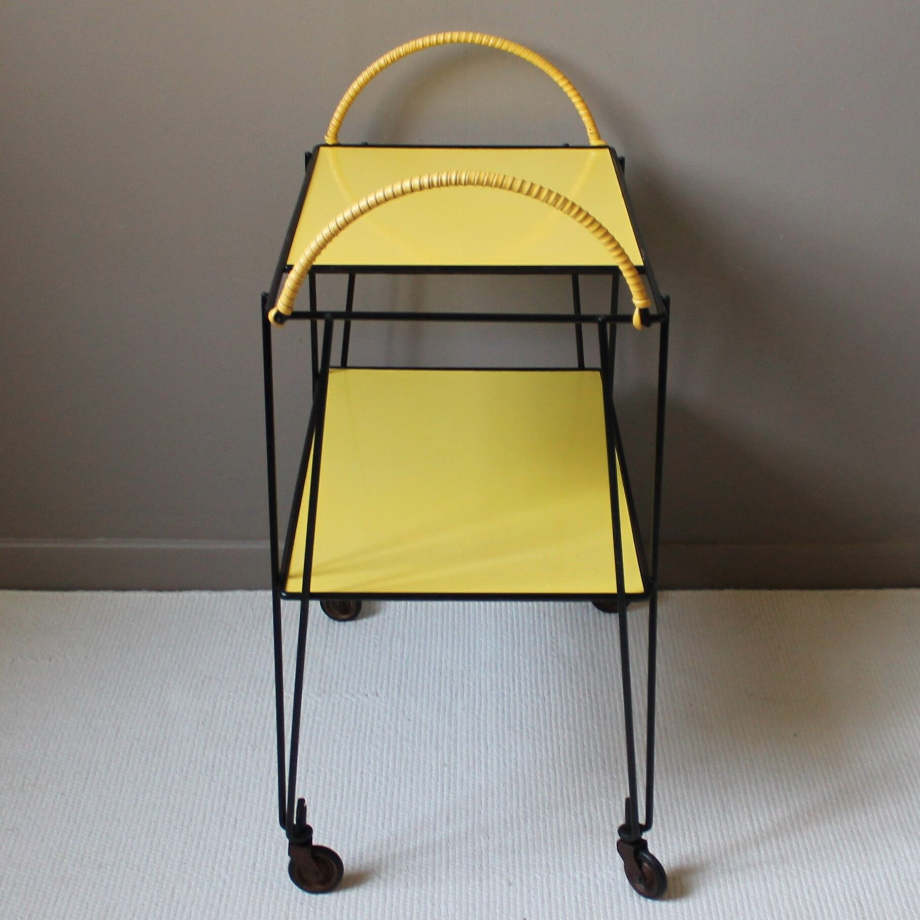 Vintage rolling table