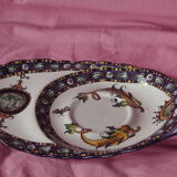 Lunch Faience toast of Gien XIXem century