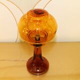 Art-Deco blown glass lamp