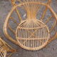 Paire de fauteuils en rotin vintage