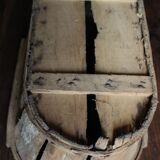 Storage box wooden slats crate Morocco Ougar 20 L