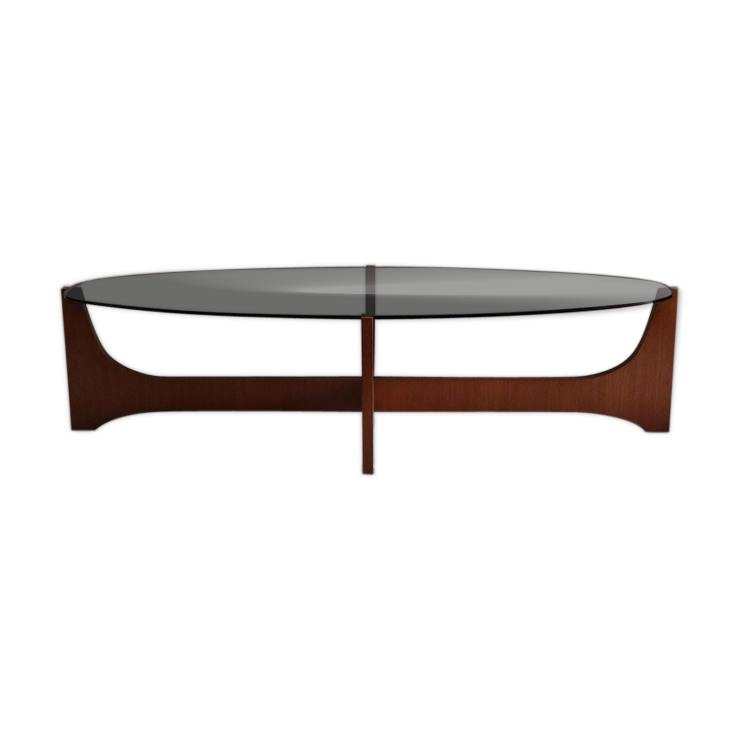 Scandinavian coffee table Hugues Poignant 1960