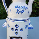 Tea-warmer (tisanière veilleuse) Faïence de Moustiers