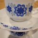 4 vintage coffee cups and their saucers