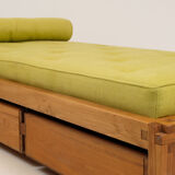 Bed L03 by Pierre Chapo in Massive Elm 1960