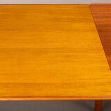 Teak danish extendable dining table, 1960