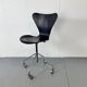 Vintage early 3117 swivel desk chair by Arne Jacobsen for Fritz Hansen, 1955
