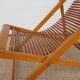 60s slatted sunbed lounger in 60s slats