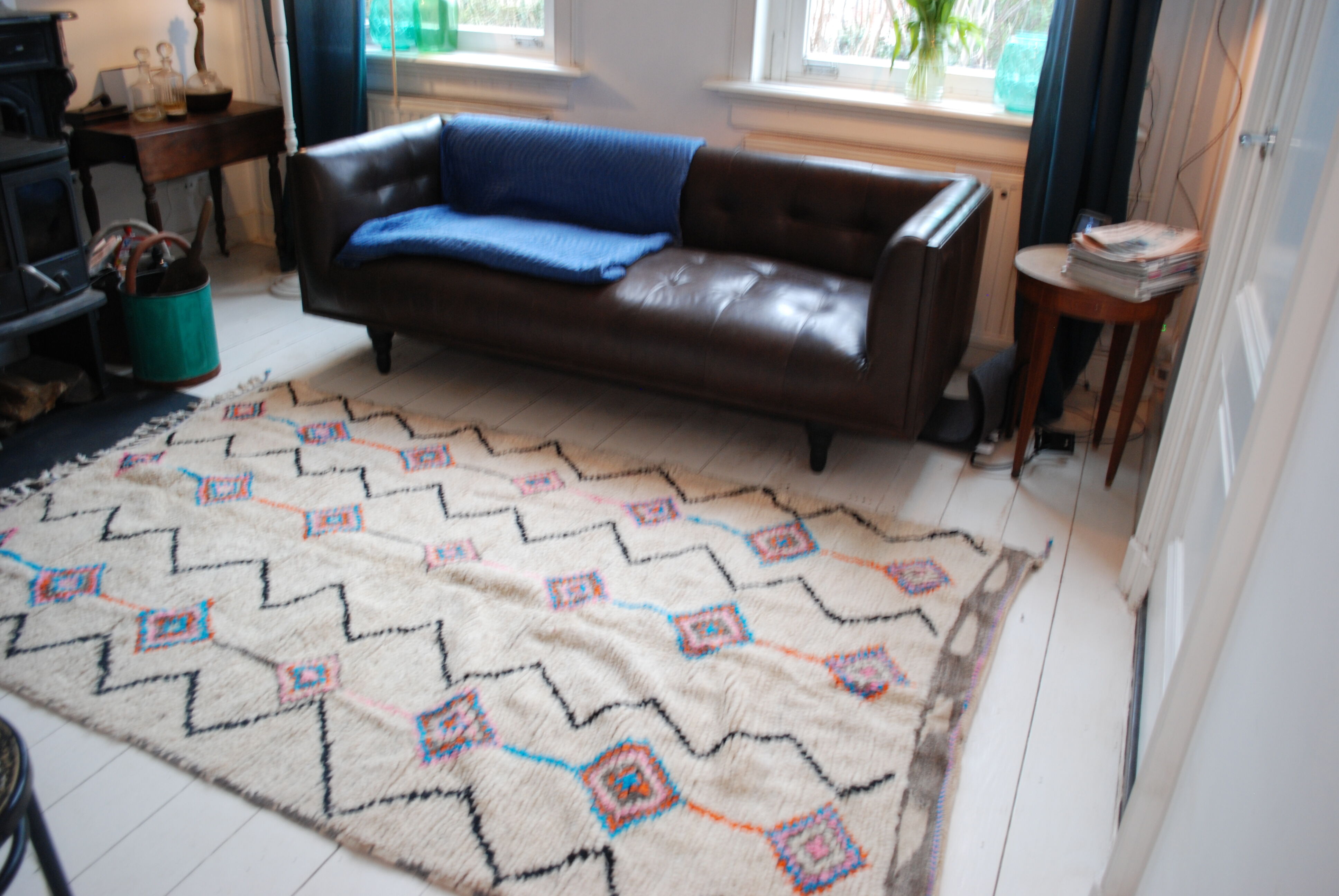Berber carpet in 100% wool - 230x150cm