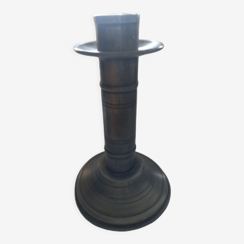 Tin candlestick