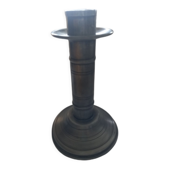 Tin candlestick