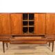 Mid-century danish high sideboard in teak, 1960s