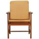 Yellow armchair, Danish design, 1970s, designer: Børge Mogensen