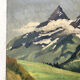 Oil painting landscape mountain 1947