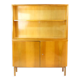 Bibliothèque du milieu du siècle en noyer par Jitona, Tchécoslovaquie