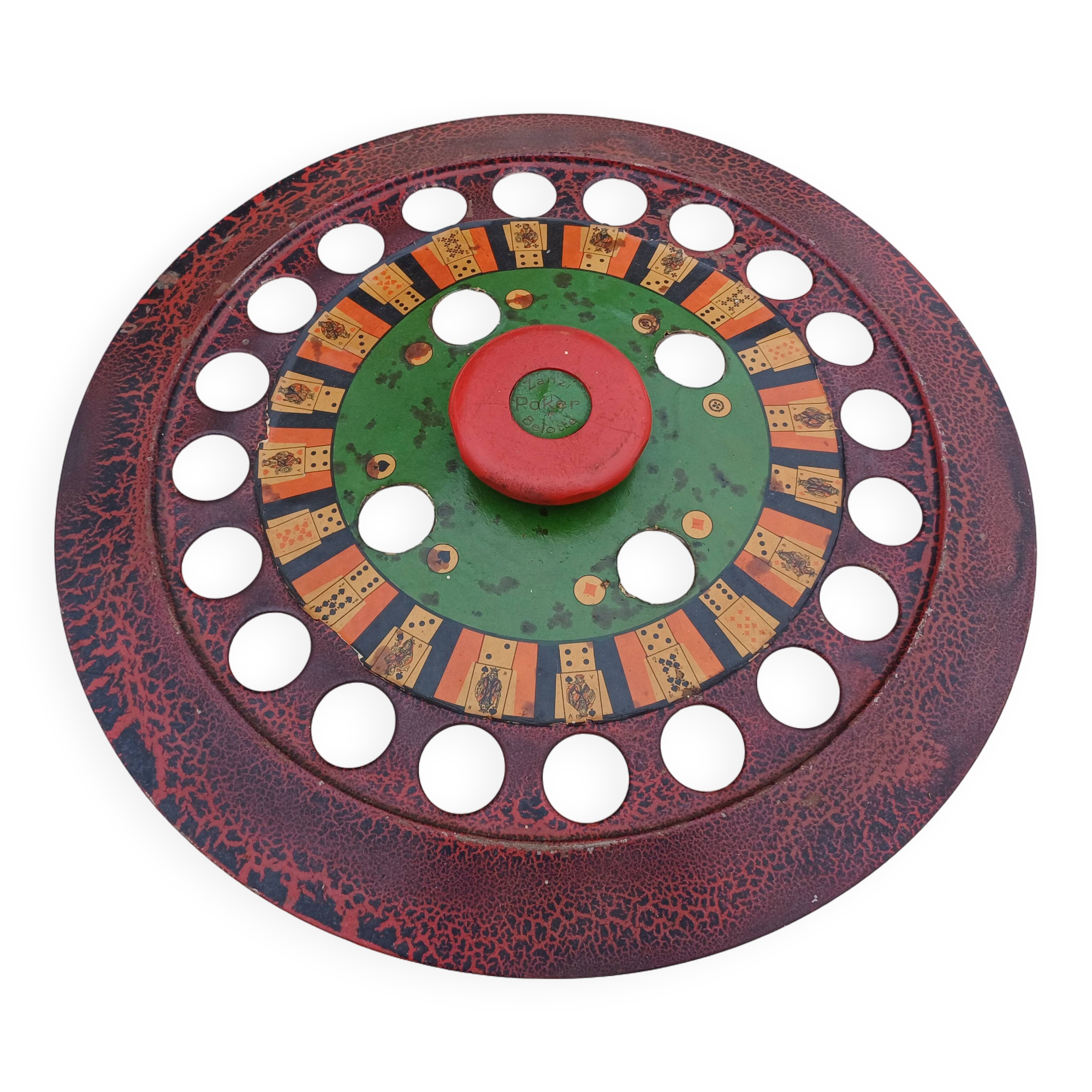 Old billiard roulette game "zanzi"