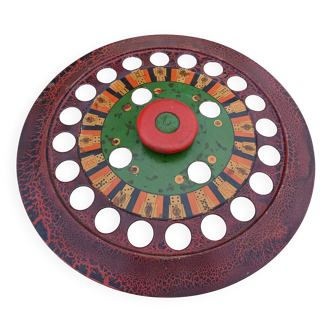 Jeu ancien roulette de billard " zanzi "